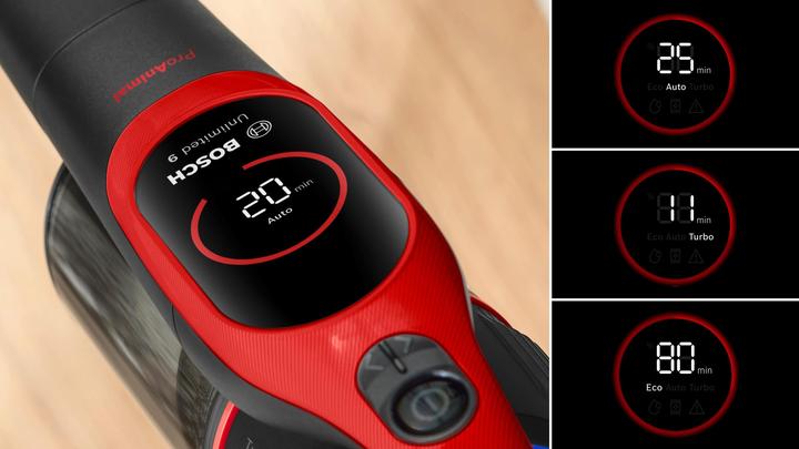 Actual product image Bosch Hausgeräte Akku-Staubsauger, Unlimited 9 ProAnimal, Rot