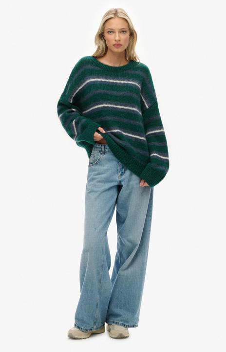 Image du produit Superdry Pull en maille rayé brossé décontracté femme (S)