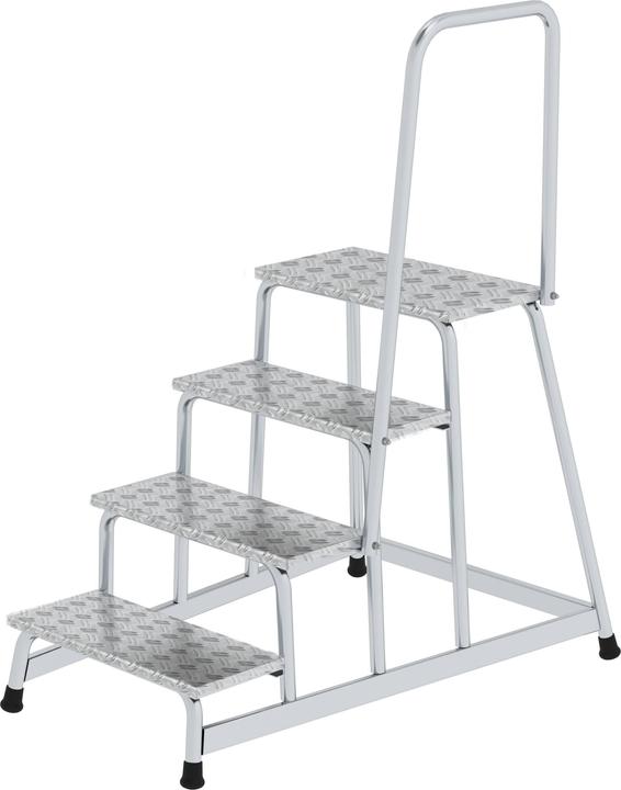 Actual product image Munk Work platform rigid with handrail 4 steps (Scaffolding, 113 cm)
