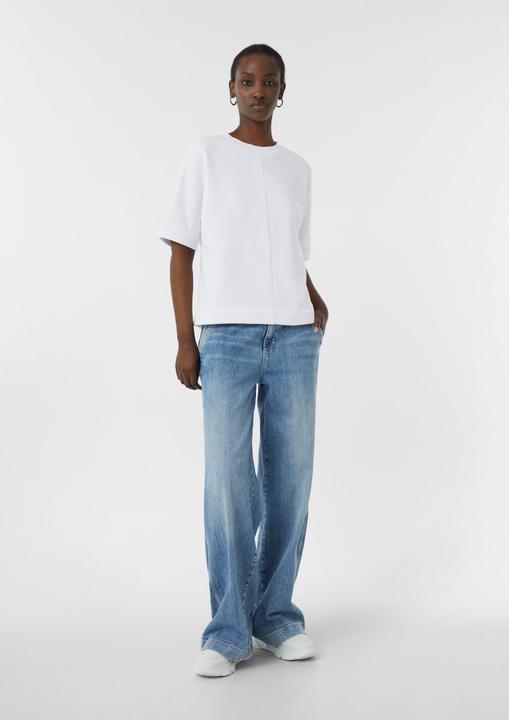 Produktbild Comma Sweatshirt Kurzarm-Sweatshirt im Relaxed Fit mit Rückenprint (40)