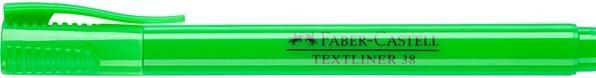 Actual product image Faber-Castell Highlighter 38 Pen shape (Green, 5 mm, 1 x)