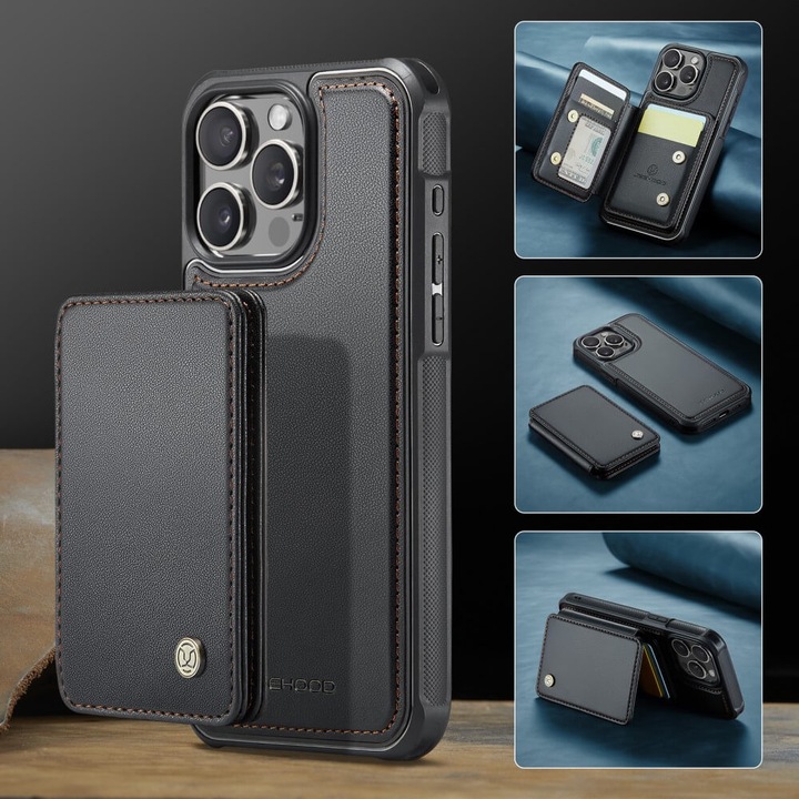 Produktbild Cover-Discount iPhone 16 Pro Max - 2-in-1 Backcover mit Kreditkarten-Etui (Apple iPhone 16 Pro Max)