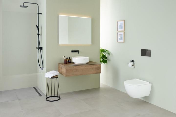Produktbild Geberit Option Plus Square Lichtspiegel, direkte und indirekte Beleuchtung, Breite 90 cm, 502.783. (90 x 70 cm)