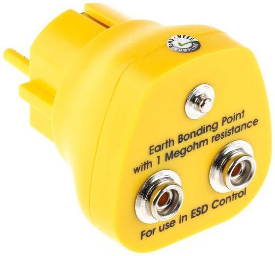 Produktbild RS PRO ESD Erdungsstecker 1M-Ohm (Statikschutz)
