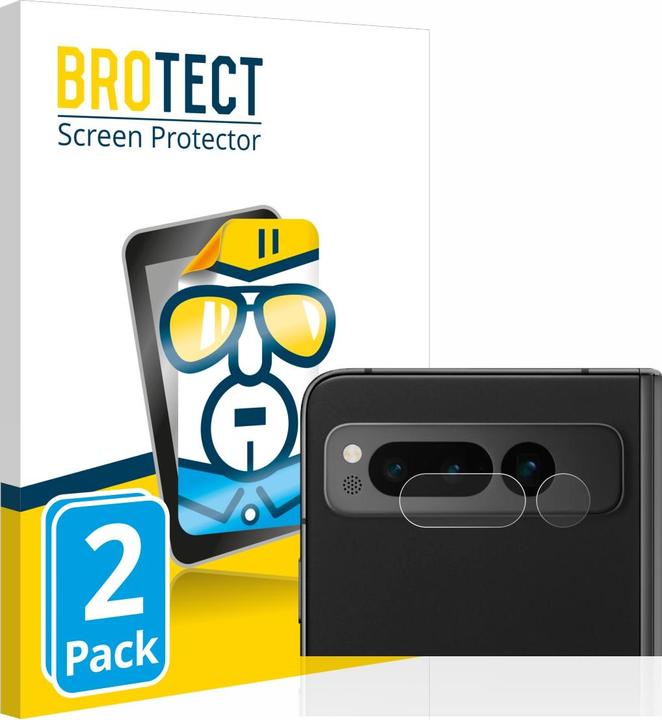 Produktbild BROTECT Schutzfolie Displayschutz Klar (2 Stück, Google Pixel Fold)