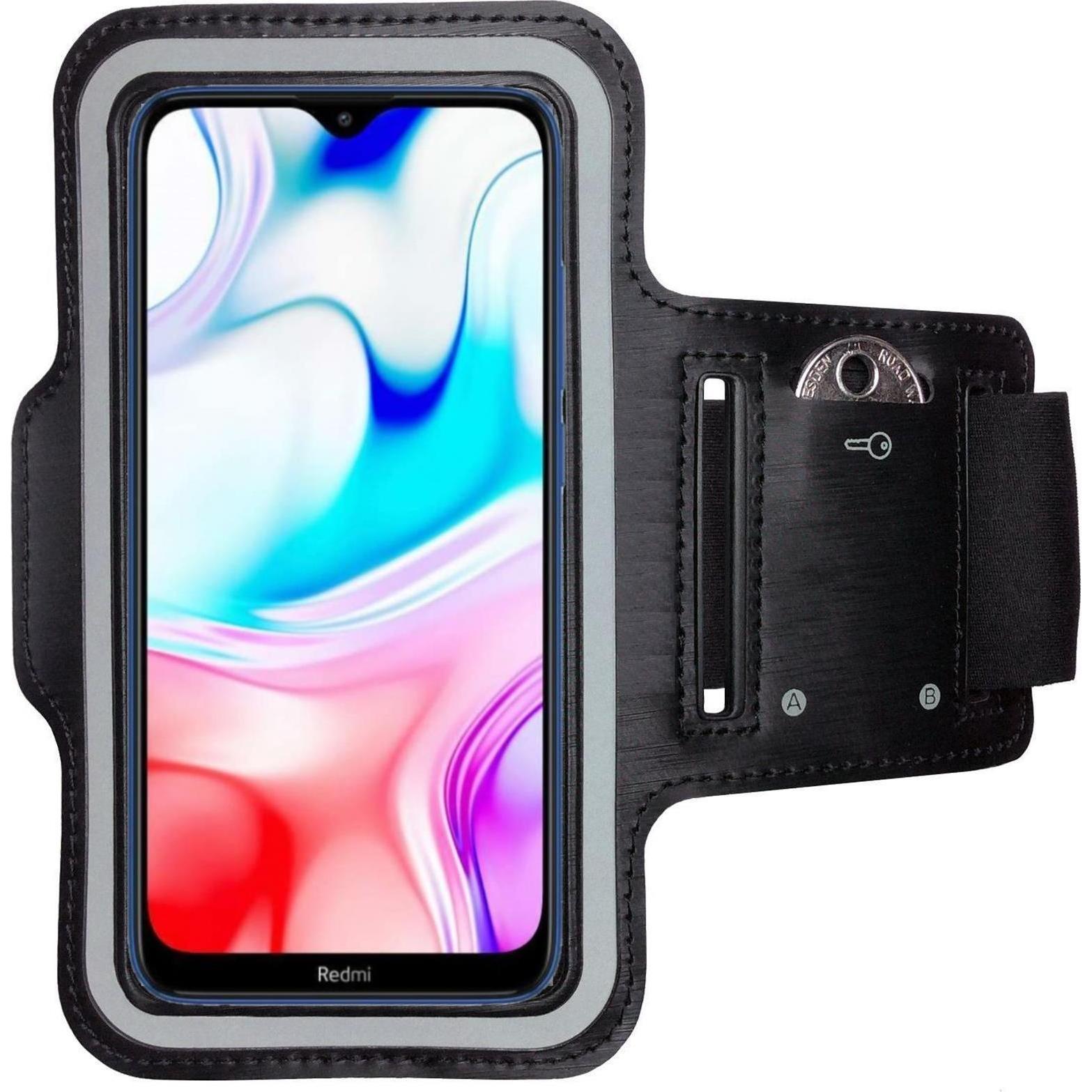 CoverKingz Sportarmband für Xiaomi Redmi 8, Smartphone Sportarmband, Schwarz