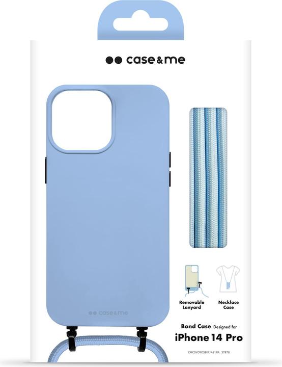 Image du produit Case & Me case&me Étui Bond pour iPhone 14 Pro bleu clair (Apple iPhone 14 Pro)