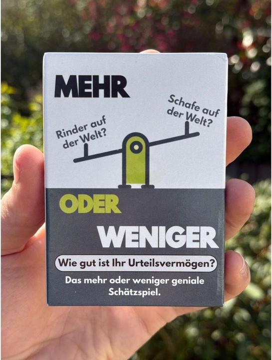 Produktbild Mehr oder weniger (d) (Deutsch, 2 - 8 Spieler)