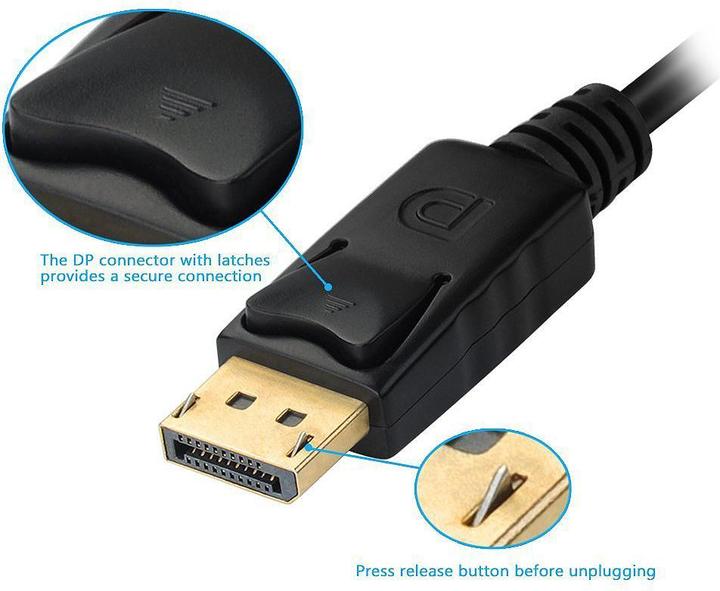Immagine prodotto equip Adattatore Displayport->HDMI/VGA/DVI St/Bu (DVI, HDMI, 1.50 cm)