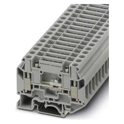 Phoenix Contact UK 6-T-P 3072800 Scheidingsklem 0,50 mm² 6 mm² Grijs 50 st., Kabels + Stekkers, Grijs