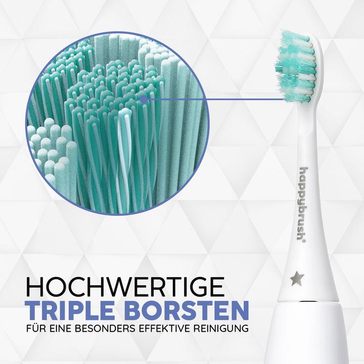 Immagine prodotto happybrush Happy Brush ECO VIBE KIDS spazzole a clip Agnes (3 x)