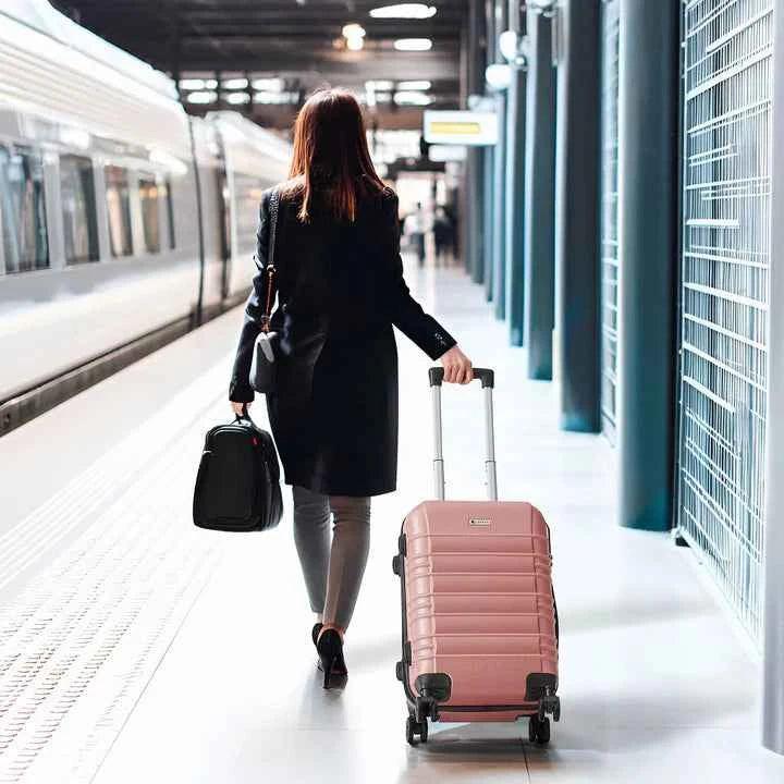 Produktbild Juskys 3-teiliges Hartschalenkoffer-Set mit 360° Rollen (120 l)