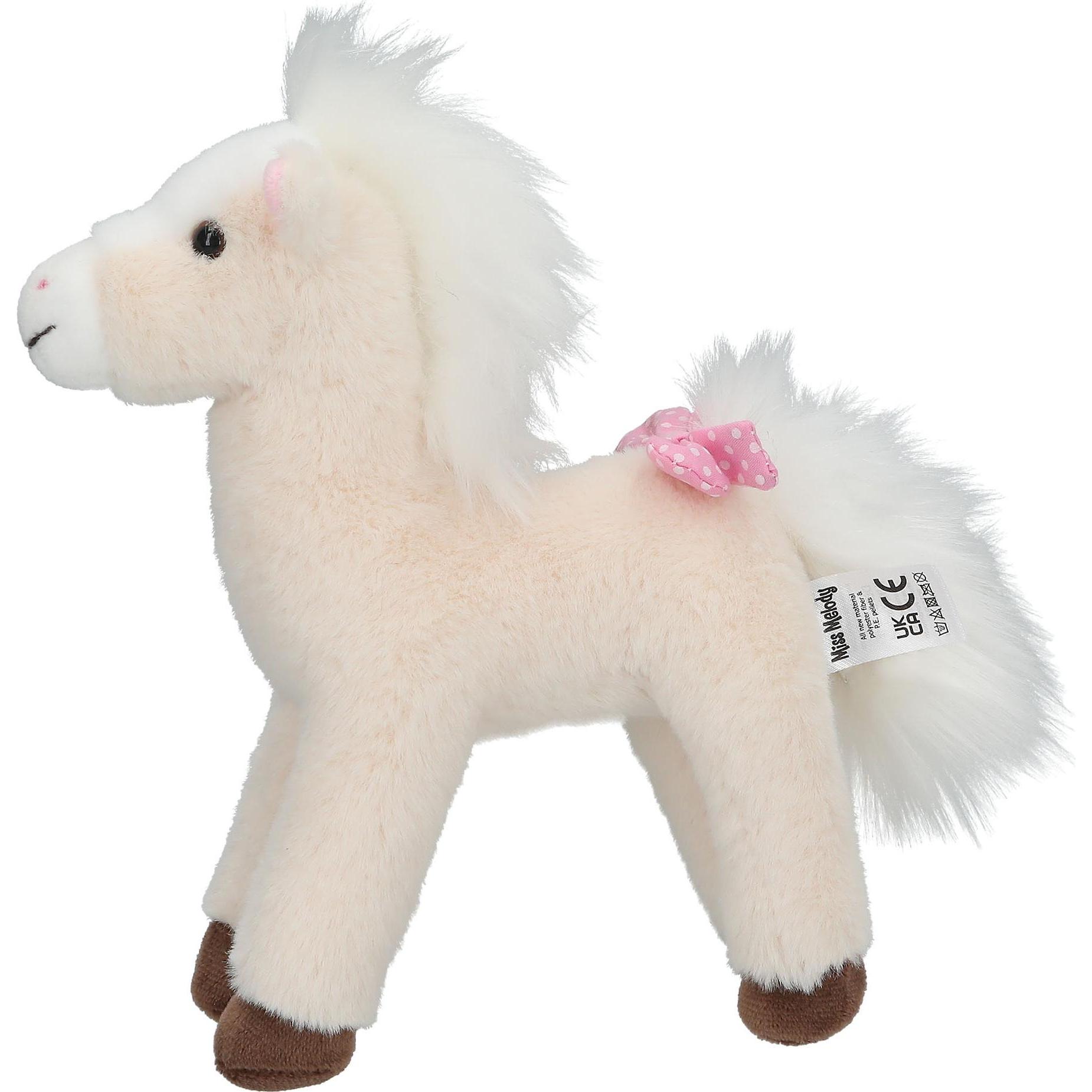 Thumbnail - Schmidt Spiele Miss Melody - Plush Horse Cream White 18 cm - (0413481) (18 cm)