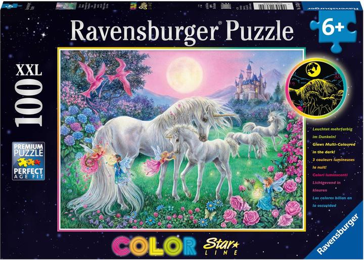 Produktbild Ravensburger Starline: Einhörner im Mondschein (100 Teile)