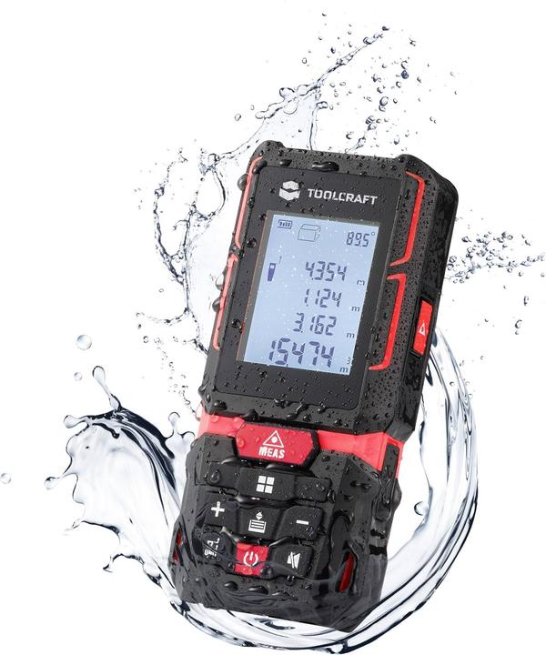 Actual product image Toolcraft Laser rangefinder Li-ion battery 60 m (60 m, 630 nm)