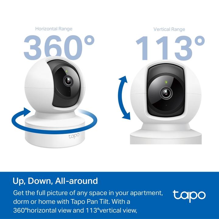 Image du produit TP-Link WRL CAMERA PAN/TILT/TAPO C202 (1920 x 1080 Pixels)