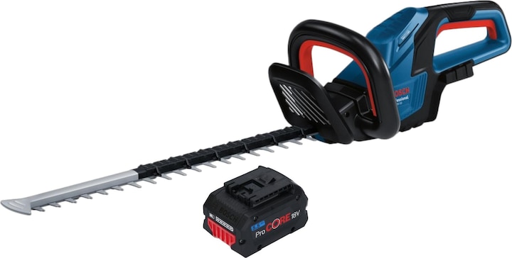 Produktbild Bosch Professional Bosch GHE 18V-50 Professional Akku Heckenschere 18 V 50 cm Brushless + 1x ProCORE Akku 5,5 Ah - (Akkuheckenschere)