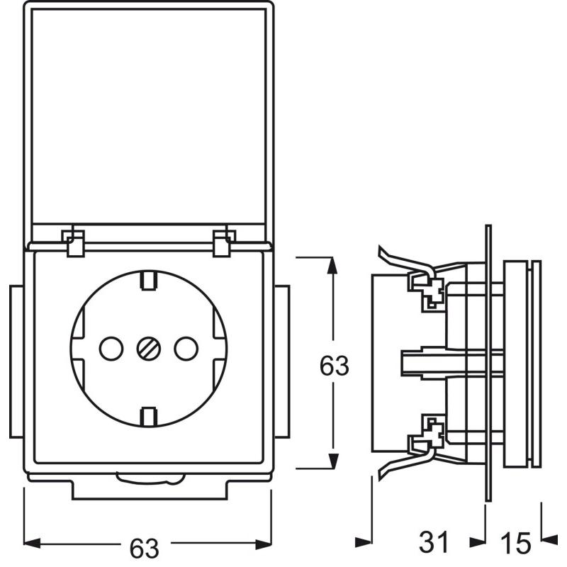 Thumbnail - Busch-Jaeger, Steckdose, Steckdose