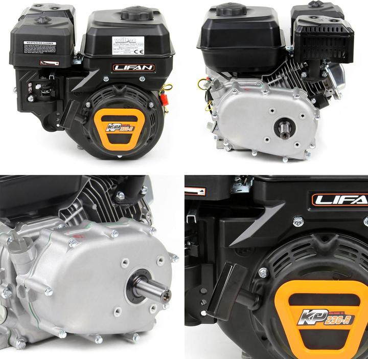 Produktbild Wiltec LIFAN KP230-R 22mm Benzinmotor Einzylinder 6,5PS Motor Ölbadkupplung Baumaschine (Gartenmaschinen Ersatzteile)