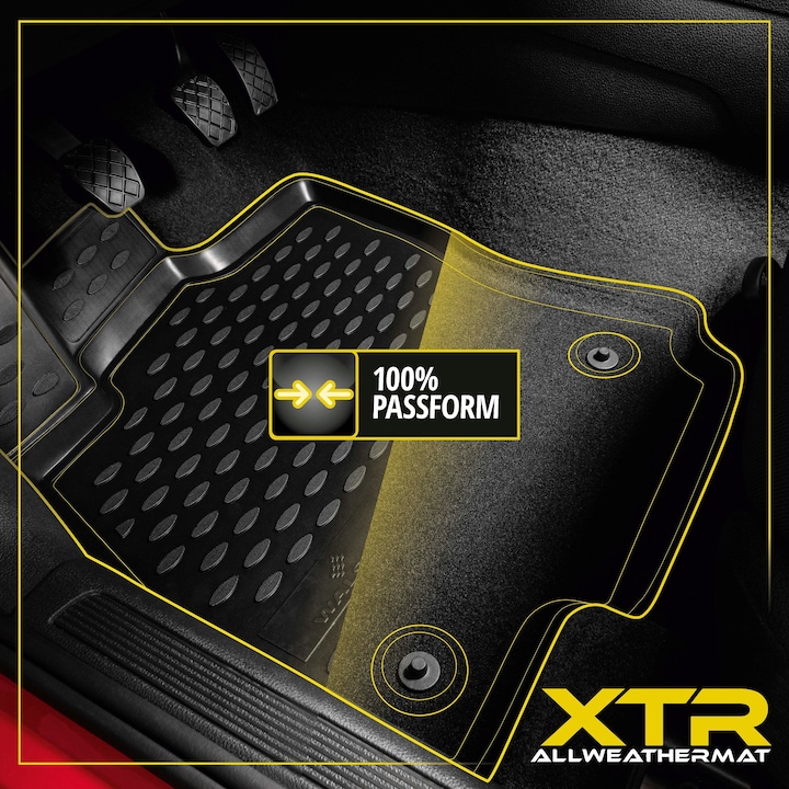 Immagine prodotto Walser Tappetini in gomma XTR per Toyota Auris Touring 07/2013 - 12/2018 (2 tappetini anteriori + 2 tappetini posteriori)