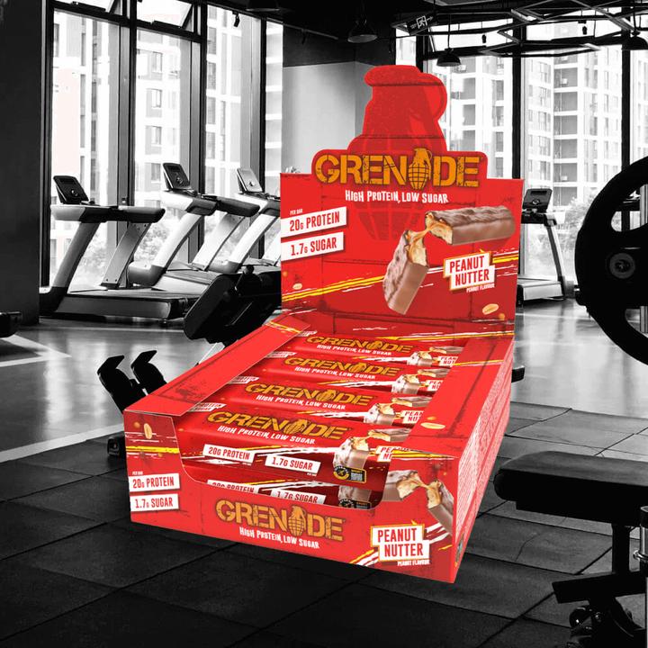 Actual product image All Stars Grenade Carb Killa Protein Bar (Peanut Butter, 12 pcs., 720 g)