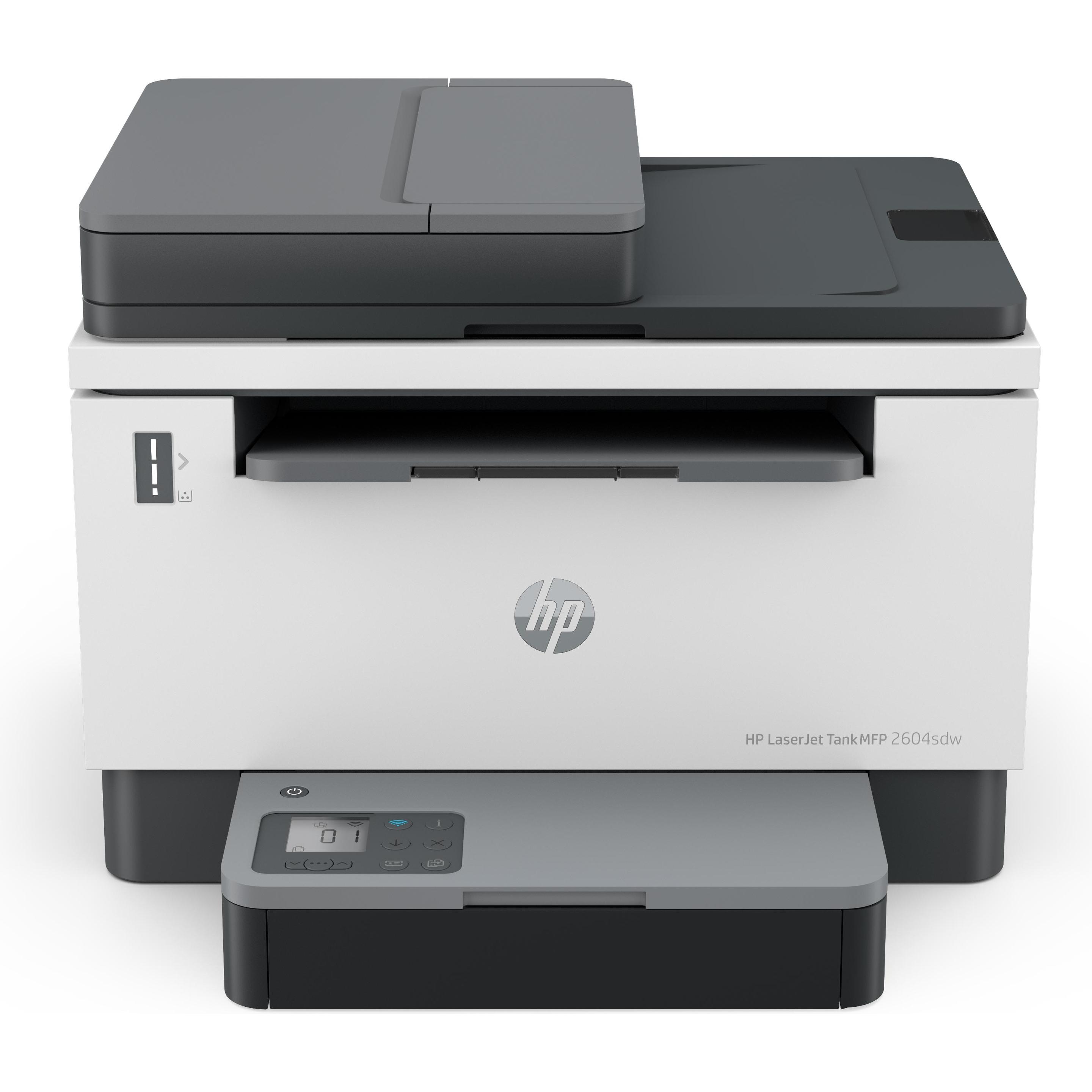 HP LaserJet Tank MFP 2604sdw (Laser, Schwarz-Weiss), Drucker, Schwarz, Grau