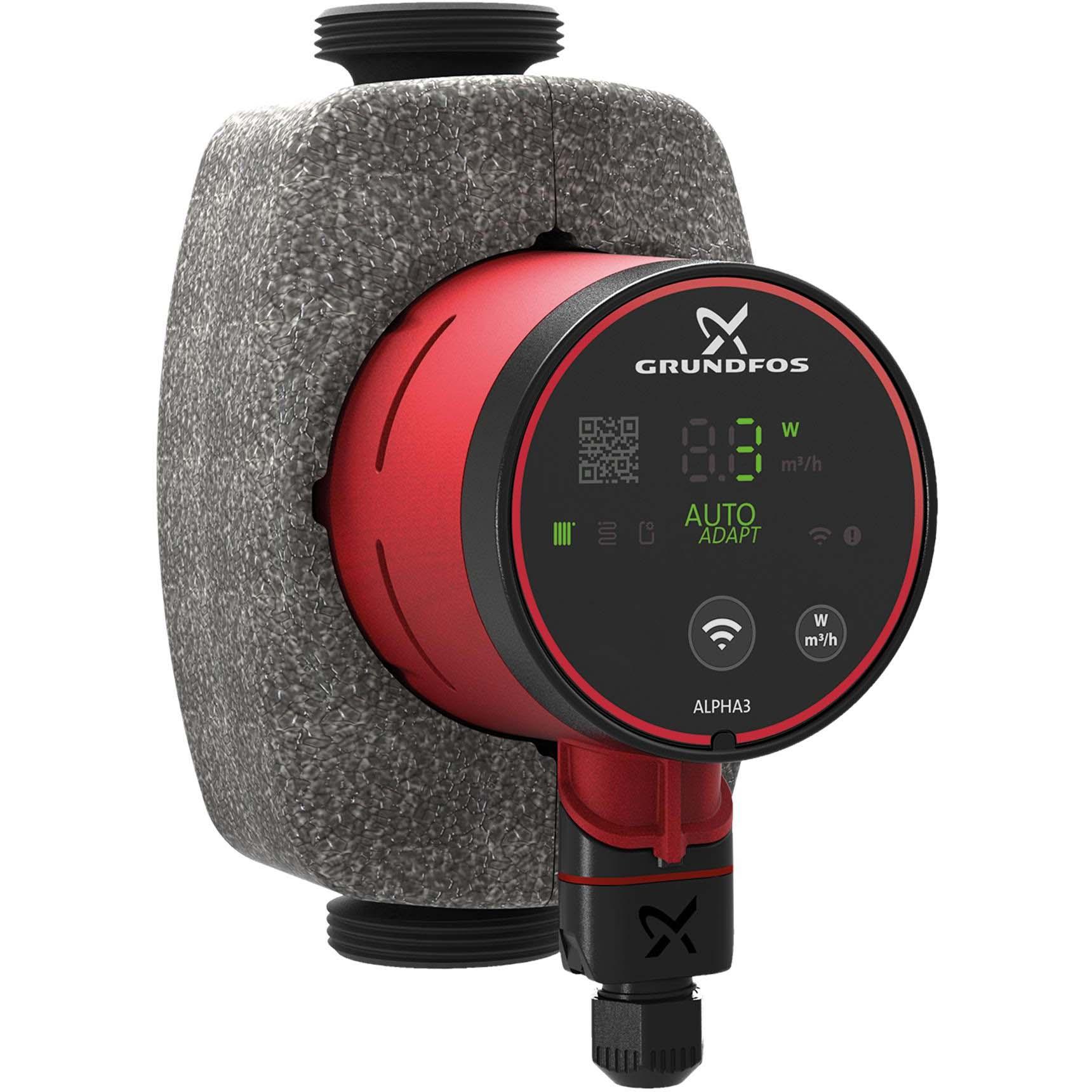 Grundfos, Wasserpumpe, Hocheffizienz Umwlzpumpe ALPHA3 25-60 180 mm 1 1/2" 99371929
