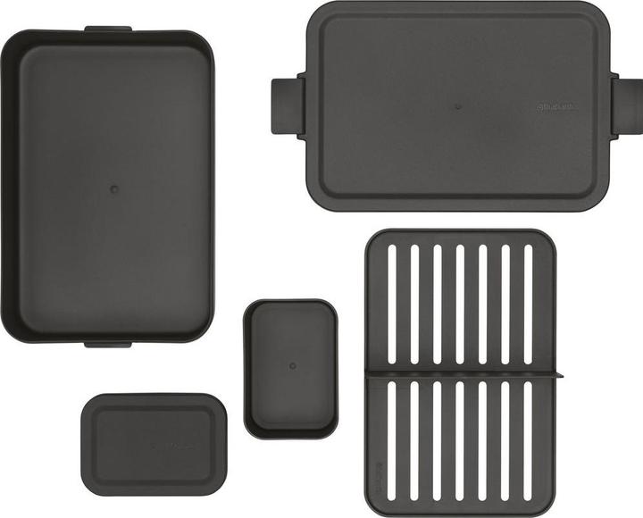 Immagine prodotto Brabantia Lunch Box Make & Take 25,5 x 16,7 x 6,2 cm, Grigio chiaro