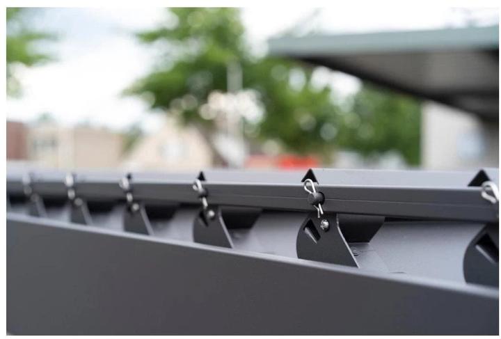 Image du produit Creative Living Pergola en aluminium/acier, noire, 300 x 300 x 240 cm (300 cm, 300 cm)
