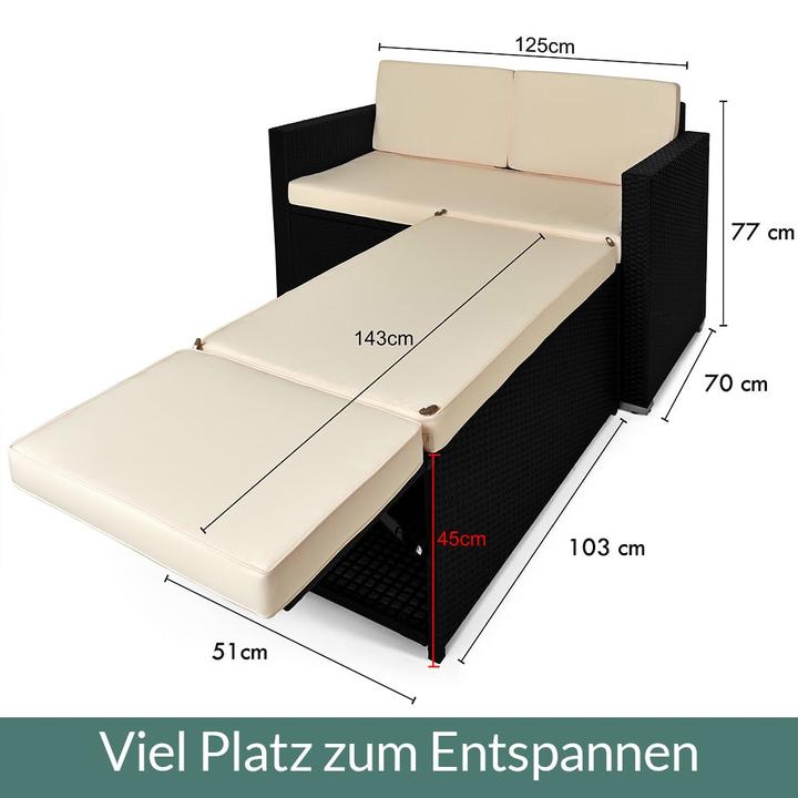 Produktbild Casaria Lounge Set