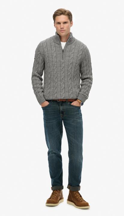 Produktbild Superdry Maglione Mezza Cerniera a Coste Jacob (M)