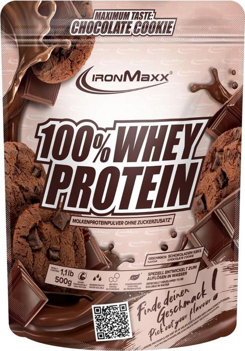 Produktbild IronMaxx 100% Whey Protein (500g Beutel) (Cocos, Schokolade, 1 Stk., 500 g)