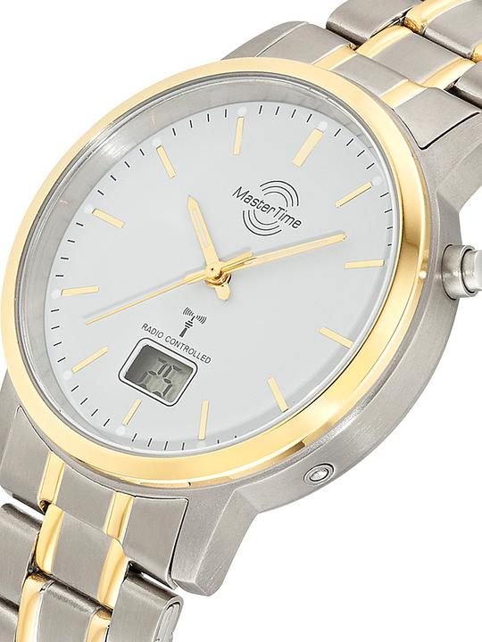 Produktbild Master Time MTGT-10751-51M Funk Titan Basic II 41mm 5ATM (Digitaluhr, Analoguhr, 41 mm)