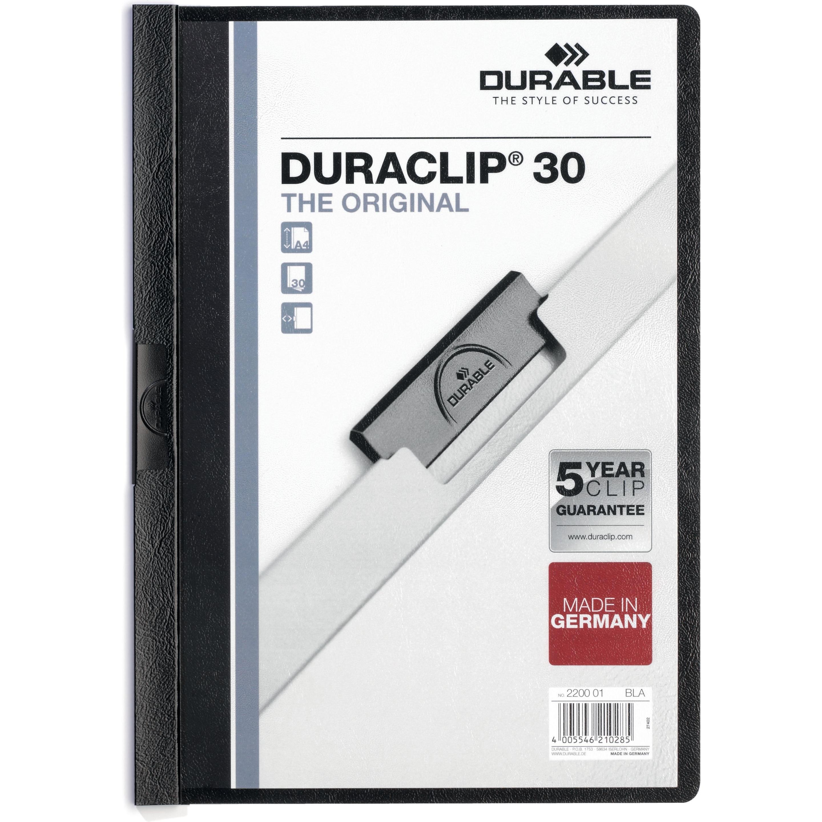 Durable, Mappe, Klemmhefter DURACLIP 30 (A4, 1 x)