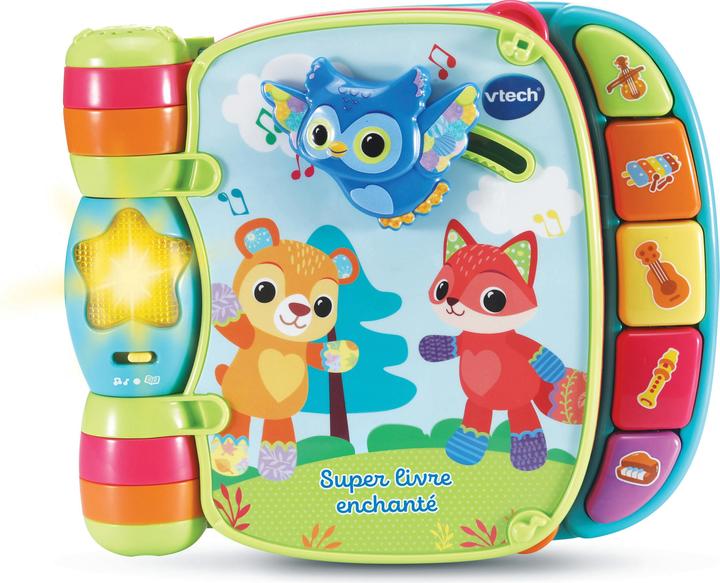 VTech Jouet musical Mon premier livre de chansons bleu -FR- (Français)