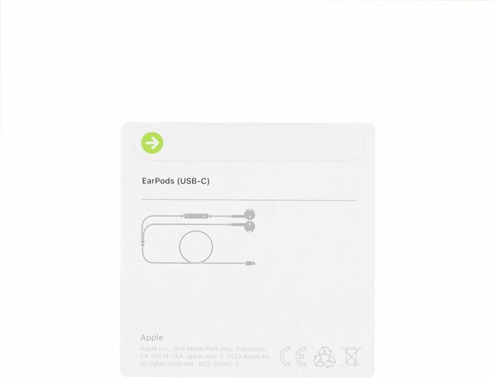 Produktbild Apple EarPods (USB-C) (keine Geräuschunterdrückung, Kabelgebunden)
