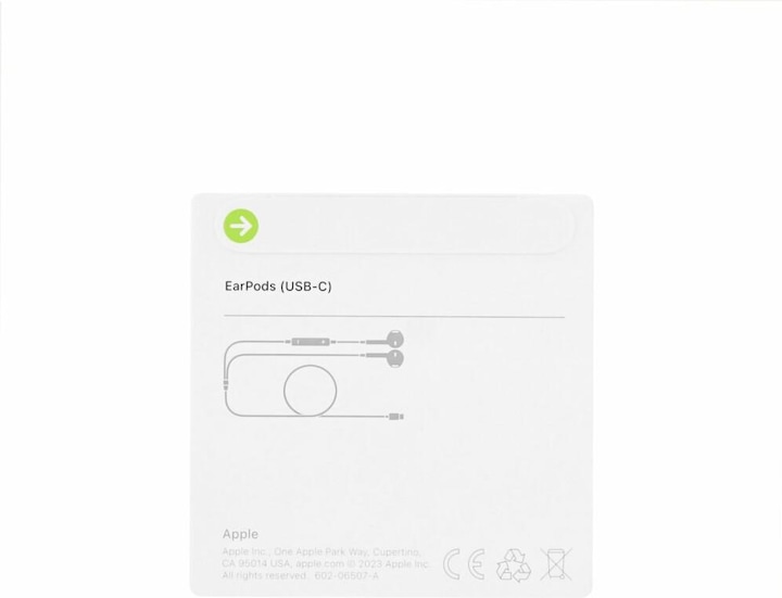 Actual product image Apple EarPods (USB-C) (No noise cancelling, Cable)