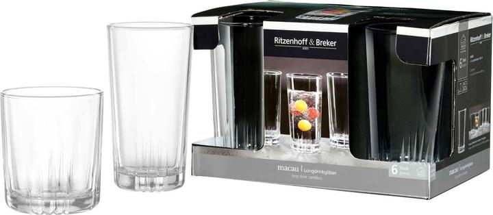 Actual product image Ritzenhoff & Breker Macau 6er Set (3.85 dl, 6 x, Long drink glasses)
