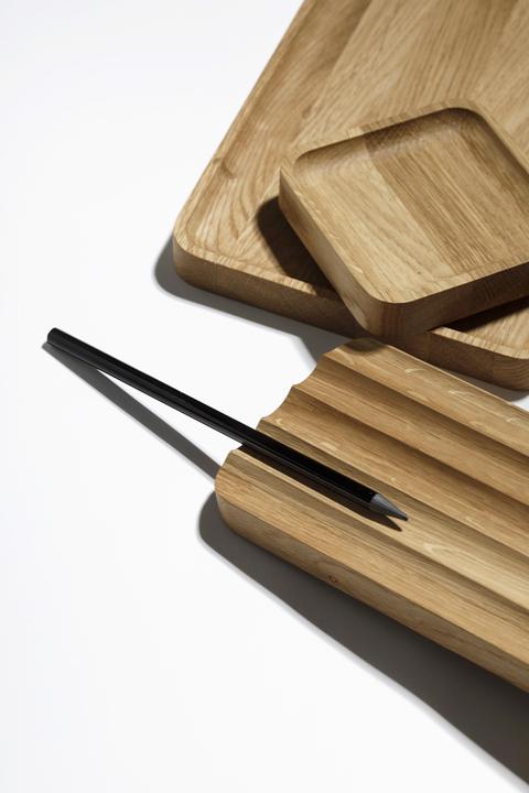 Image du produit Oakywood Pen Tray (Oakyblocks) Plateau à crayons en bois - Chêne -