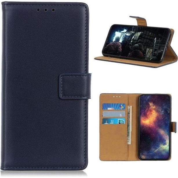 Thumbnail - MU Classic Classic II Leder Bookcover Series (Nokia 3.4), Smartphone Hülle, Blau