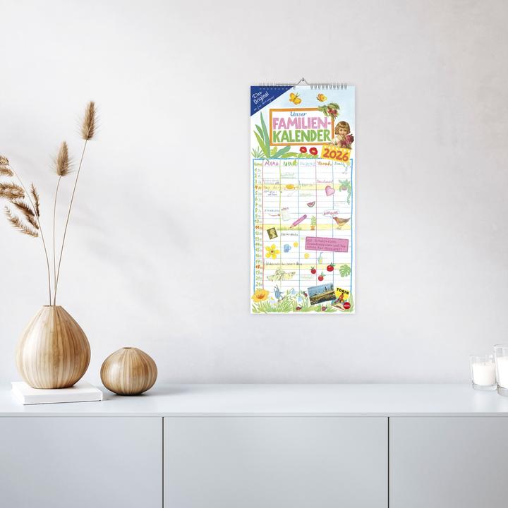 Produktbild Gabi Kohwagner Unser Familienkalender 2026 (22 x 48 cm, Harter Einband, Deutsch)
