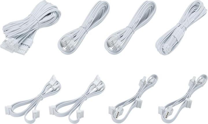 Productafbeelding Phanteks Revolt kabelset, PCIe Gen5 startset - wit (99 cm, 24 pins ATX, 8 pins EPS)