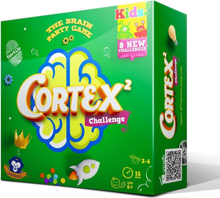 Actual product image Asmodée MAC0009 - Cortex Challenge 2 kids, card game, for 2-6 players, from 6 years (German)