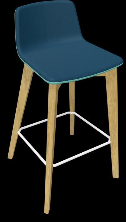 Blau, Weiss, Mint, Esche natur hellgrau gebeizt