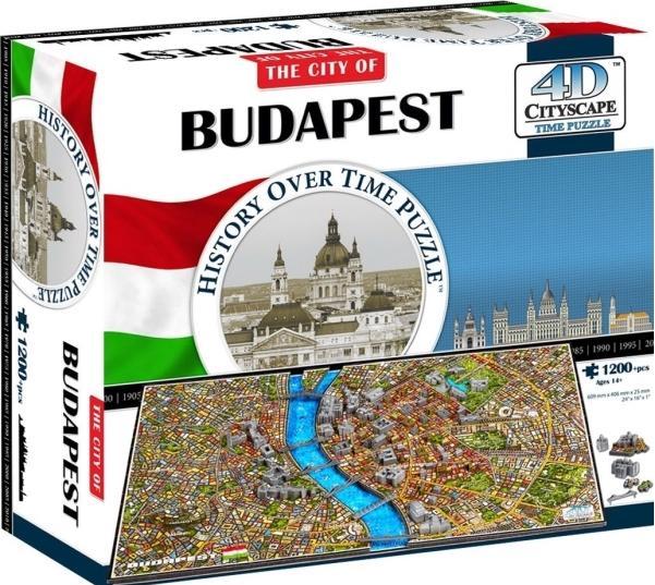 Productafbeelding 4D City 4D miestas 4D galvosūkis Budapeštas (GK2008) (1200 onderdelen)