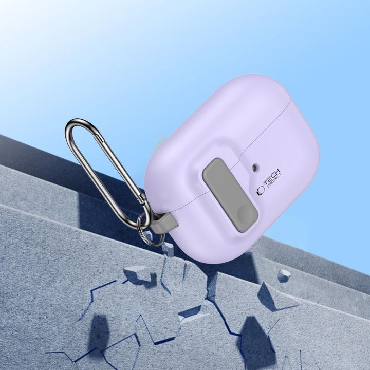 Produktbild Tech-Protect SLIM HOOK Apple AIRPODS PRO 1 / 2 LAVENDER (Kopfhörer Tasche)