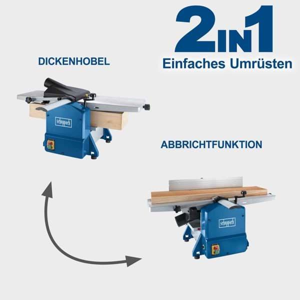 Produktbild Scheppach HMS1070 Abricht- / Dickenhobelmaschine