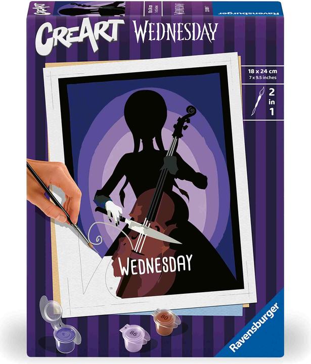 Produktbild Ravensburger CreArt - Malen nach Zahlen 23889 - Wednesday - ab 12 Jahren