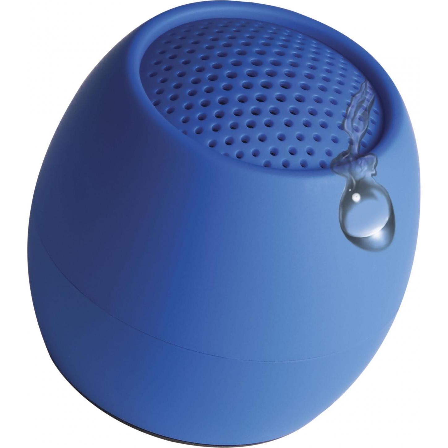 Boompods Zero Bluetooth Lautsprecher Freisprechfunktion, stossfest, Wasserfest Blau (5 h, Akkubetrieb), Bluetooth Lautsp...