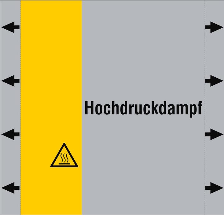 Produktbild Brady ISO 20560 Rohrmarkierer - Gas